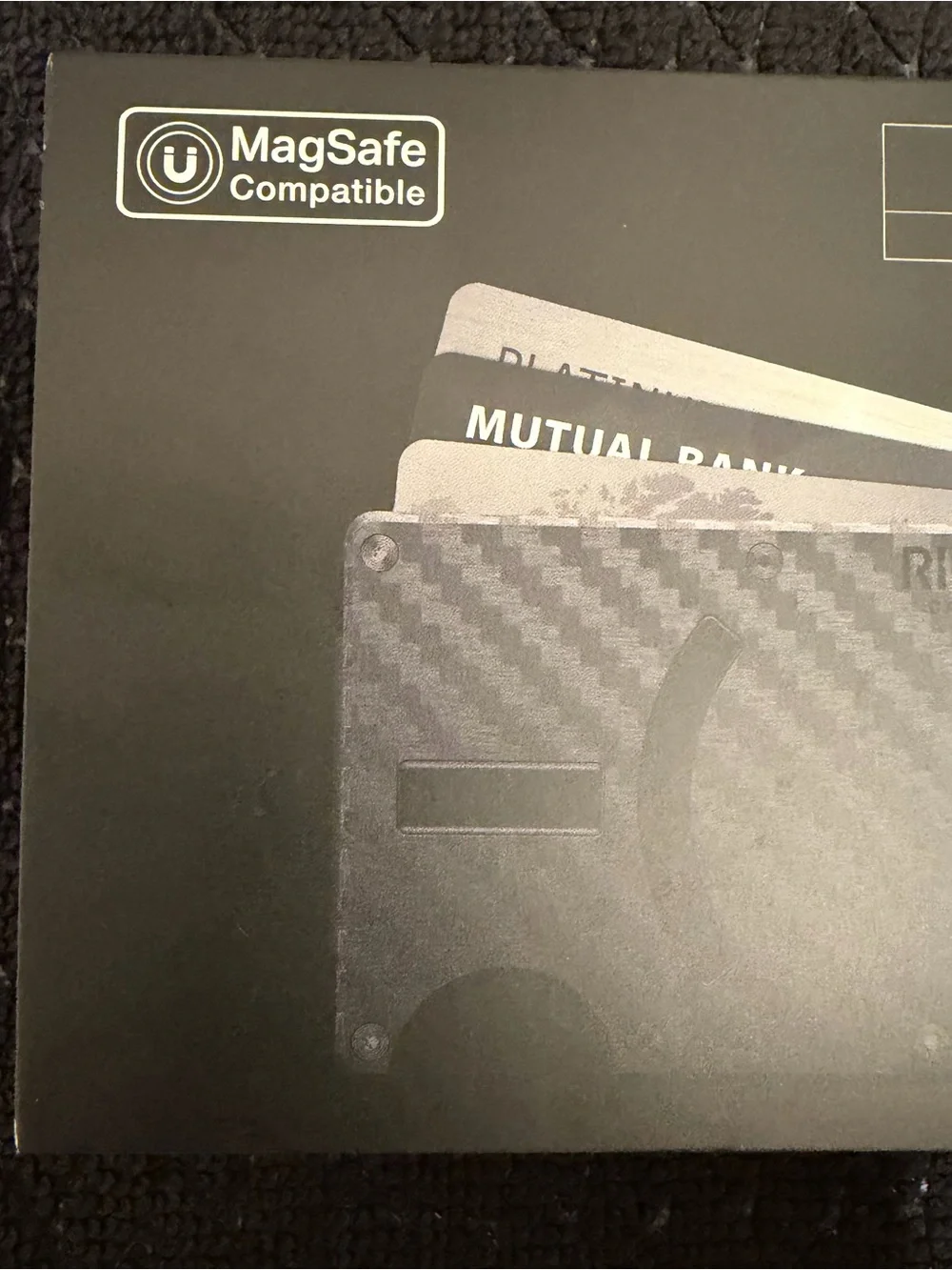 The Ridge Wallet for MagSafe in Carbon Fiber 3K - New/Factory Sealed